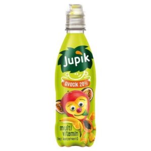 JUPÍK Ovocík 20% multivitamin nesýtený nealkoholický nápoj zálohovaný obal 330 ml
