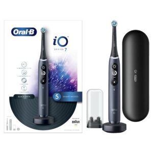 ORAL-B io series 7 black elektrická zubná kefka + držiak + puzdro set