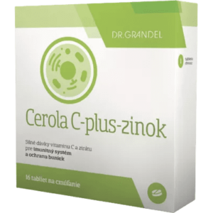 DR.GRANDEL Cerola C plus zinok 16 cmúľacích tabliet