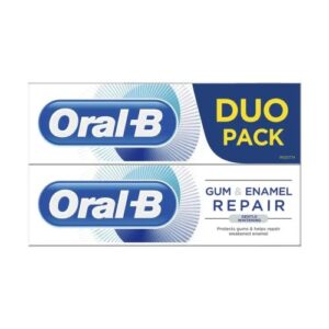 ORAL-B Gum & enamel pro-repair gentle whitening duo zubná pasta 2 x 75 ml