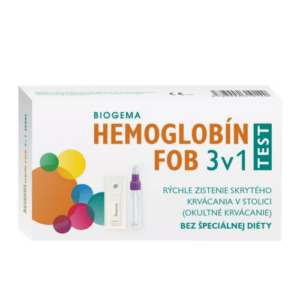HEMOGLOBÍN Test 3v1 na okultné krvácanie 1x3 ks