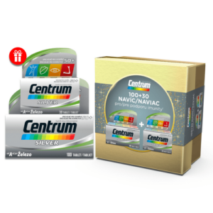 CENTRUM Silver 50+ multivitamín 100 + 30 tabliet set