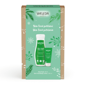 WELEDA Skin food potešenie telové mlieko + krém set 200 ml + 30 ml