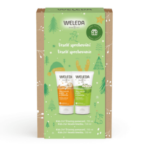 WELEDA Veselé sprchovanie kids 2v1 set
