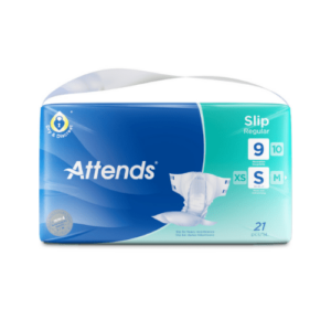 ATTENDS Slip regular 9 S plienkové nohavičky savosť 2099 ml obvod bokov 50 - 80 cm 21 ks