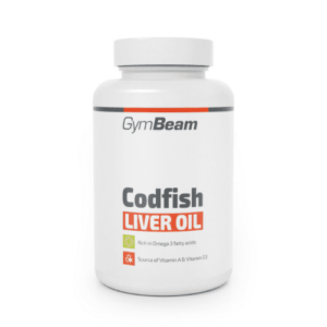 GYMBEAM Codfish liver oil olej z treščej pečene 90 kapsúl