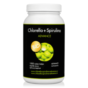 ADVANCE Chlorella + Spirulina BIO 1 000 tabliet