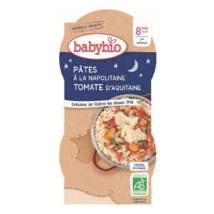 BABYBIO Neapolské cestoviny večerné menu od ukonč. 8. mesiaca 2 x 200 g