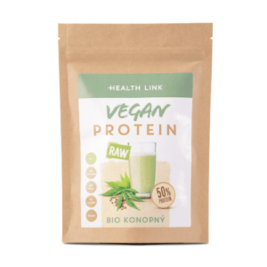 HEALTH LINK Bio raw konopný proteín 50% prášok na prípravu nápoja 300 g