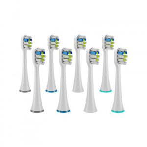TRUELIFE SonicBrush UV Heads Whiten náhradné hlavice pre sonickú zubnú kefku biela II. akosť 8 ks