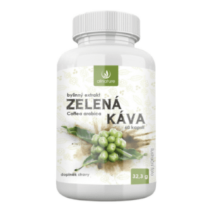 ALLNATURE Zelená káva bylinný extrakt 60 kapsúl