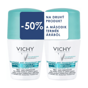 VICHY Deo roll-on 48 hod. anti-traces duo 14 antiperspirant -50% na druhý produkt 2 x 50 ml