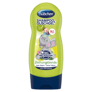 BÜBCHEN Kids šampón + sprchový gél 2v1 partička z džungle 230 ml