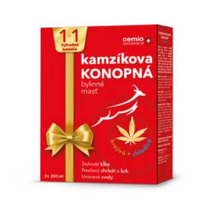CEMIO Kamzíkova konopná masť 1+1 set