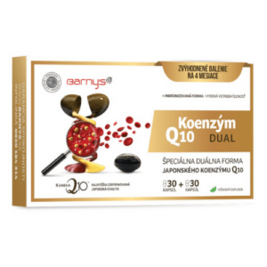 BARNY'S Koenzým Q10 dual 60 mg 30 + 30 kapsúl zadarmo