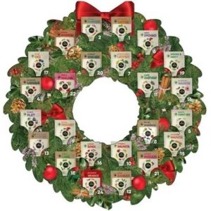 LEROS Adventný venic s bylinkovými čajmi 24 druhov čajov po 1 vrecúšku 37,1 g 1 set