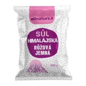 ALLNATURE Himalájska soľ ružová jemná 500 g