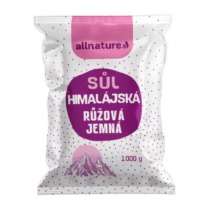 ALLNATURE Himalajská soľ ružová 1000 g