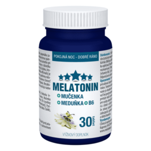 PHARMA ACTIV Melatonín + mučenka + meduňka + B6 30 tabliet