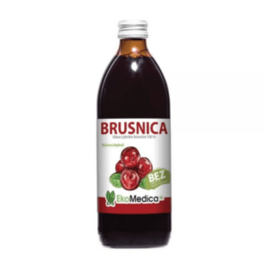 ECOMEDICA SK Brusnica šťava 100% 500 ml