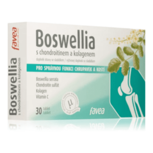 FAVEA Boswellia s chondroitínom a kolagénom 30 tabliet