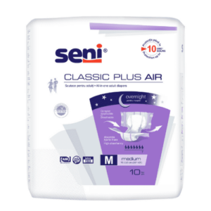 SENI Classic plus air medium M plienkové nohavičky obvod pása 75-110 cm 10 ks