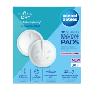 CANPOL BABIES Tampóny laktačné 3D 30 ks