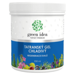 GREEN IDEA Tatranský bylinný gél chladivý 250 ml