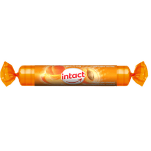 INTACT rolka hroznový cukor s vitamínom C marhuľa 40 g