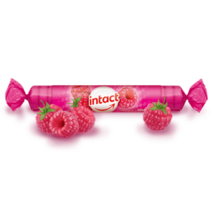 INTACT rolka hroznový cukor s vitamínom C malina 40 g