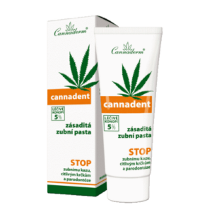 CANNADERM Cannadent ošetrujúca zubná pasta 75 g