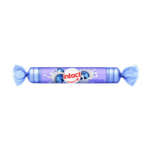 INTACT rolka hroznový cukor s vitamínom C príchuť čučoriedky a jogurt 40 g