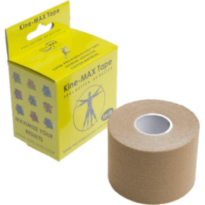 KINE-MAX Super-Pro cotton kinesiology tape bežová 5 cm x 5 m 1 kus