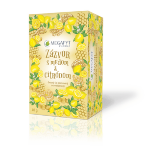MEGAFYT Zázvor s medom a citrónom 20 x 2 g