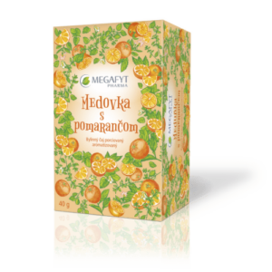 MEGAFYT Medovka s pomarančom 20 x 2 g