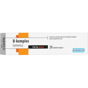 GENERICA B-komplex forte plus 20 šumivých tabliet