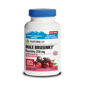 NATUREVIA Max brusnice 250 mg 36 pastiliek