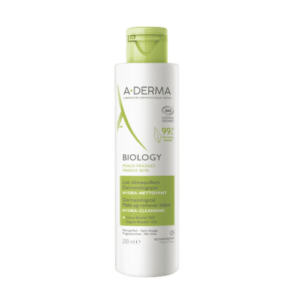 A-DERMA Biology odličovacie mlieko hydratačné 200 ml
