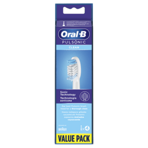ORAL-B Pulsonic clean čistiace náhradné hlavice 4 ks