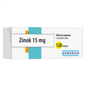 GENERICA Zinok 15 mg 120 tabliet