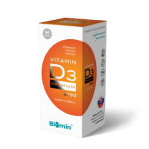 BIOMIN Vitamín D3 premium 2000 I.U. 60 kapsúl