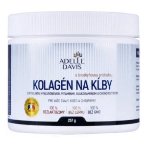 ADELLE DAVIS Kolagén na kĺby prášok s broskyňovou príchuťou 257 g