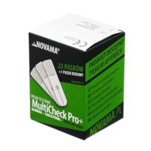 NOVAMA Multicheck pro+ prúžky kyselina močová 25 ks