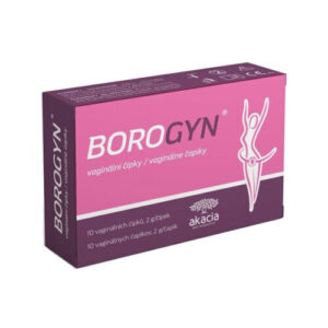 BOROGYN Vaginálne čapíky 10 x2 g
