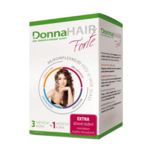 DONNAHAIR Forte 4 mesačná kúra 90 + 30 kapsúl ZADARMO