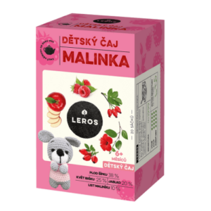 LEROS Detský čaj malinka 20 x 2 g