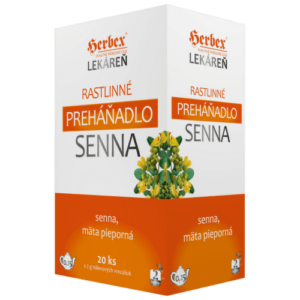 HERBEX Lekáreň rastlinné preháňadlo senna 20 x 2 g