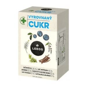 LEROS Vyrovnaný cukor nálevové vrecká 20 g