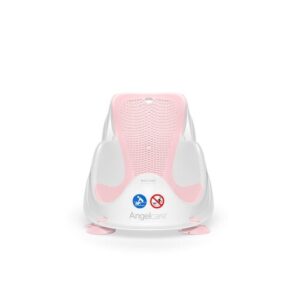ANGELCARE Lehátko do vane fit light pink pre deti 0-6 mesiacov 1 ks