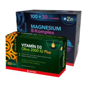 GLENMARK Magnesium B-komplex + zinok + darček set